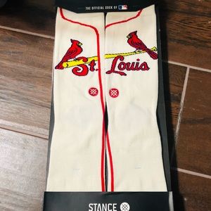 St. Louis Cardinals, STANCE socks, Large 9-12